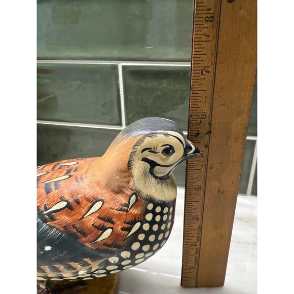 Vintage Mottahedeh Design Hand Painted Quail Pottery Made In Italy Numbered - Picture 9 of 9